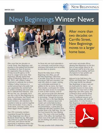 Winter Newsletter 2023