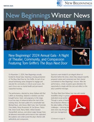 New Beginnings Winter Newsletter